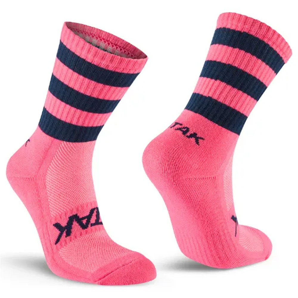 ATAK Shox Mid Leg Socks | Pink and Navy