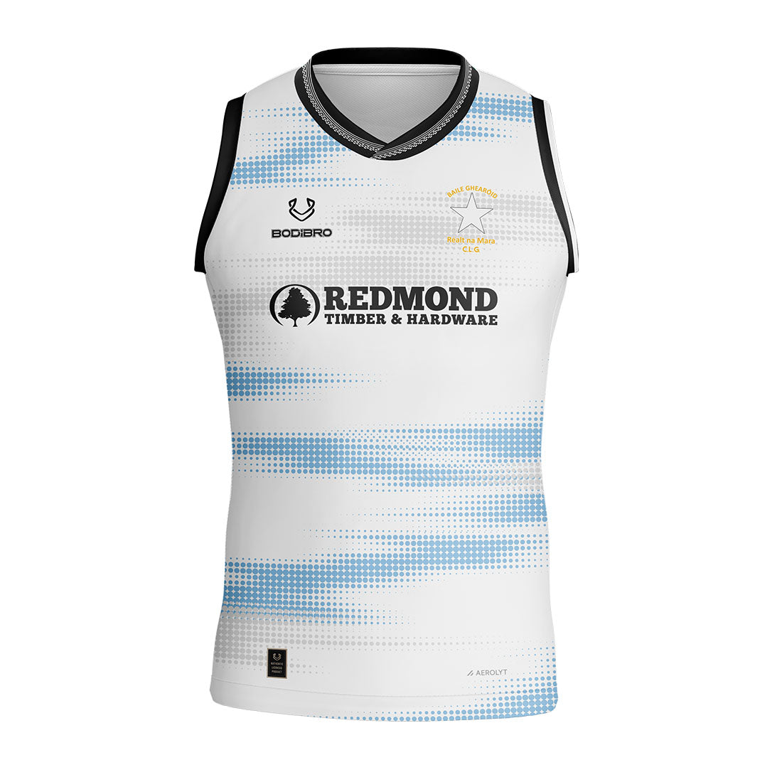 Ballygarrett Réalt na Mara Sleeveless Jersey | White