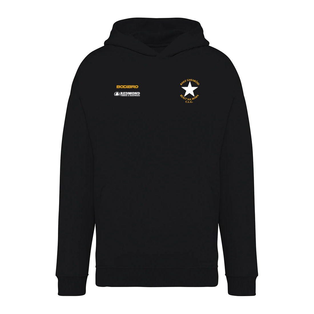 Ballygarrett Réalt na Mara Unisex Oversized Travel Hoodie | Black