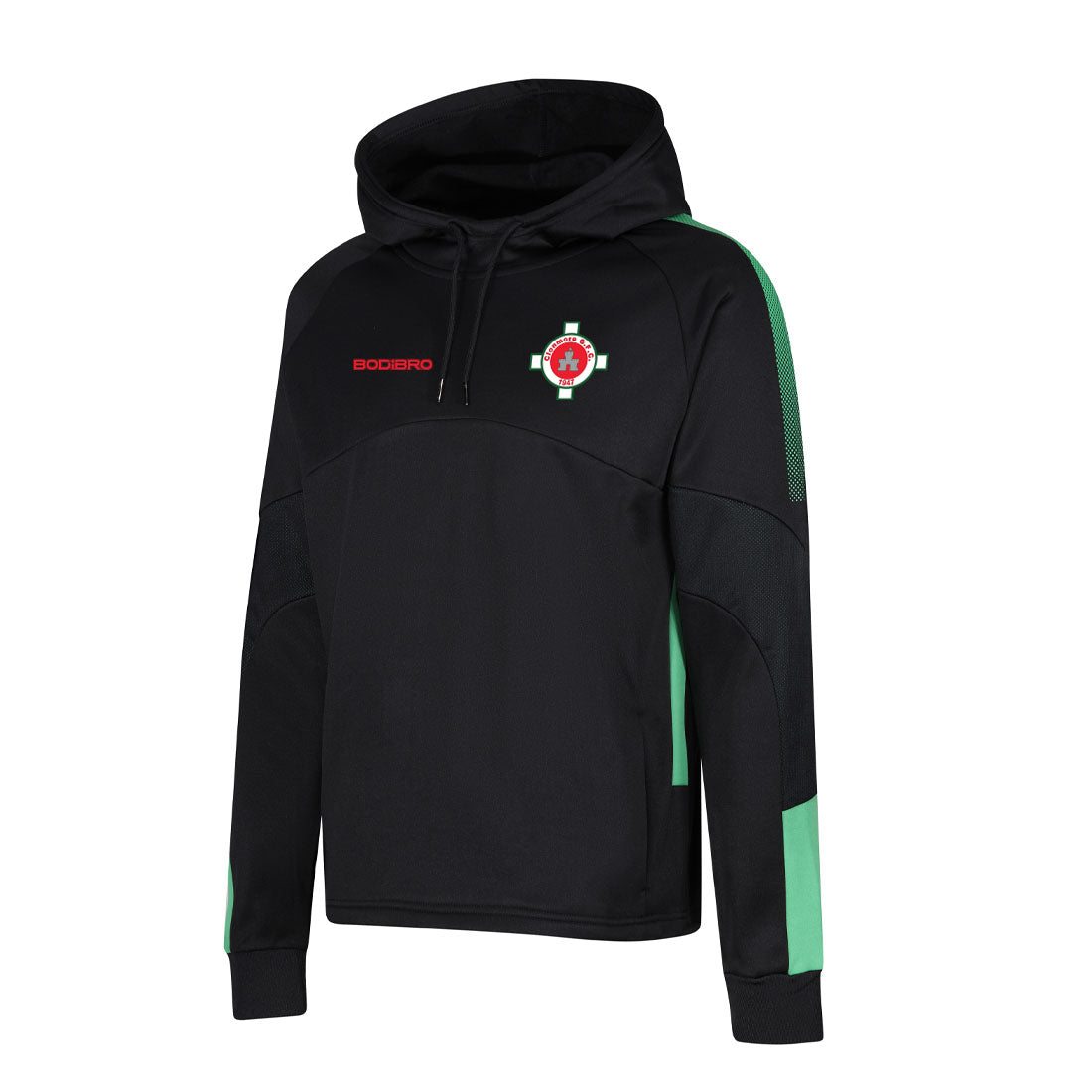 Clonmore GAA APEX Tech Hoodie | Black / Green