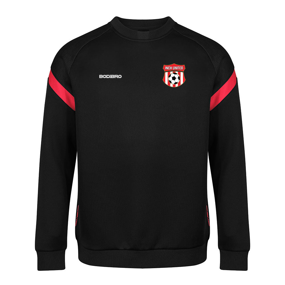 Inch United Nexus Crew Neck | Black/Red