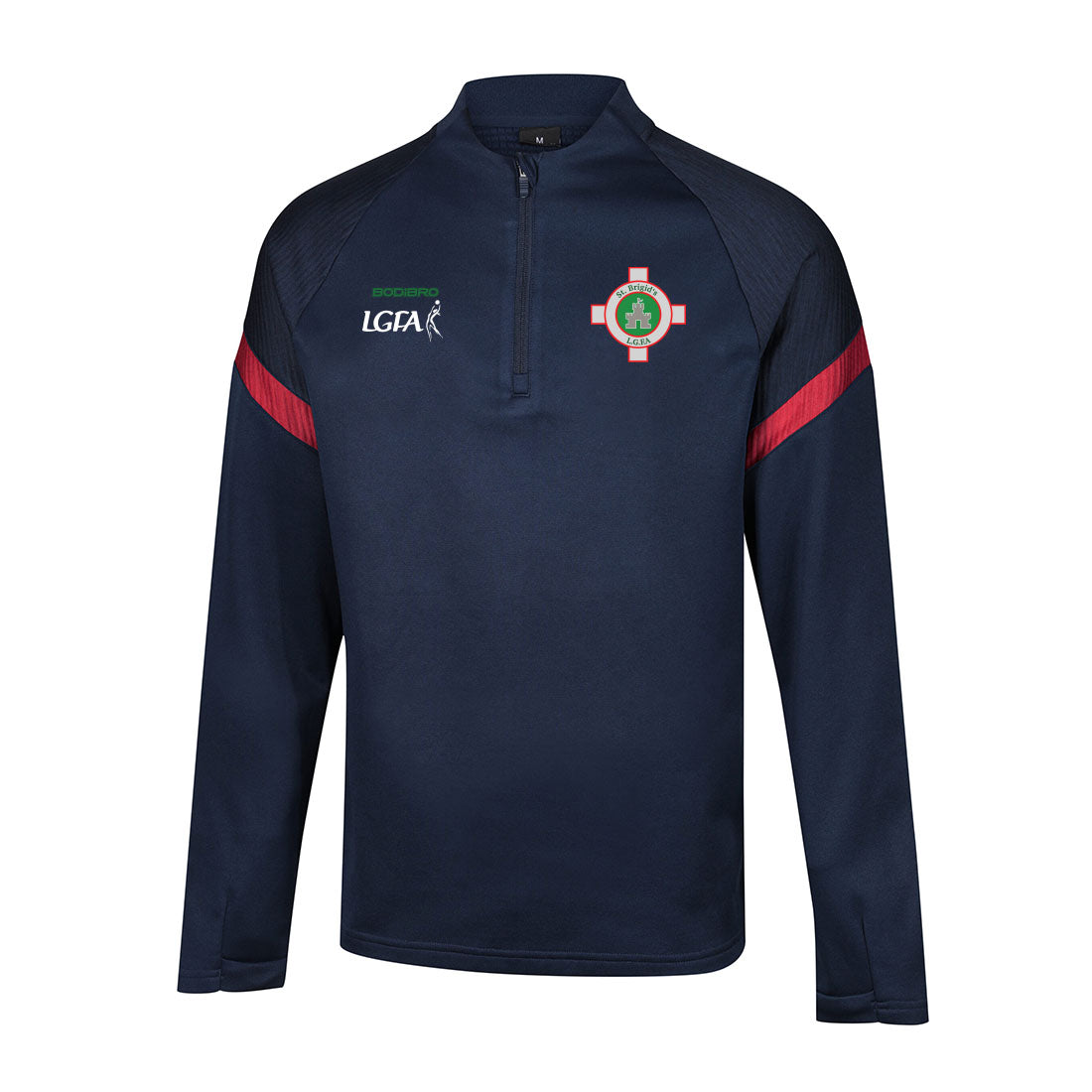 St. Brigid's LGFA Nexus Kids Quarter Zip | Navy/Red