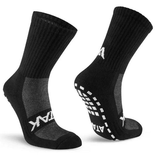 ATAK Classic Mid Leg Grip Socks | Black