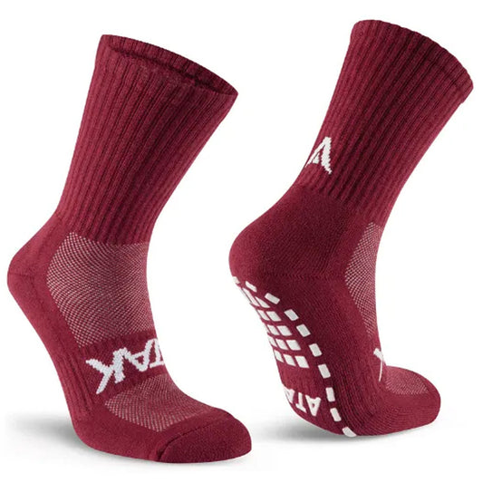 ATAK Classic Mid Leg Grip Socks | Maroon