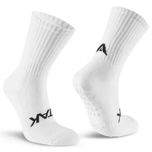 ATAK Classic Mid Leg Grip Socks | White