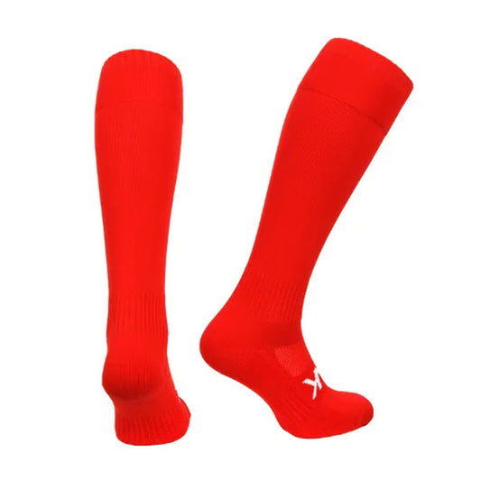 ATAK Plain Long Socks | Red