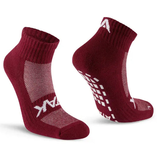 ATAK Quarters Grip Socks | Maroon