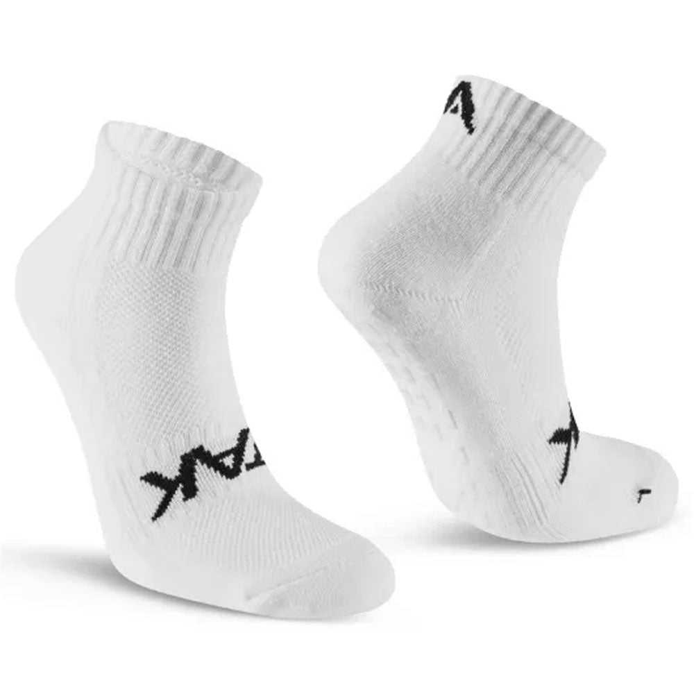 ATAK Quarters Grip Socks | White