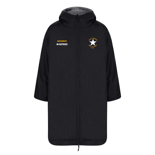 Ballygarrett Réalt na Mara Adults All Weather Robe | Black/Gold