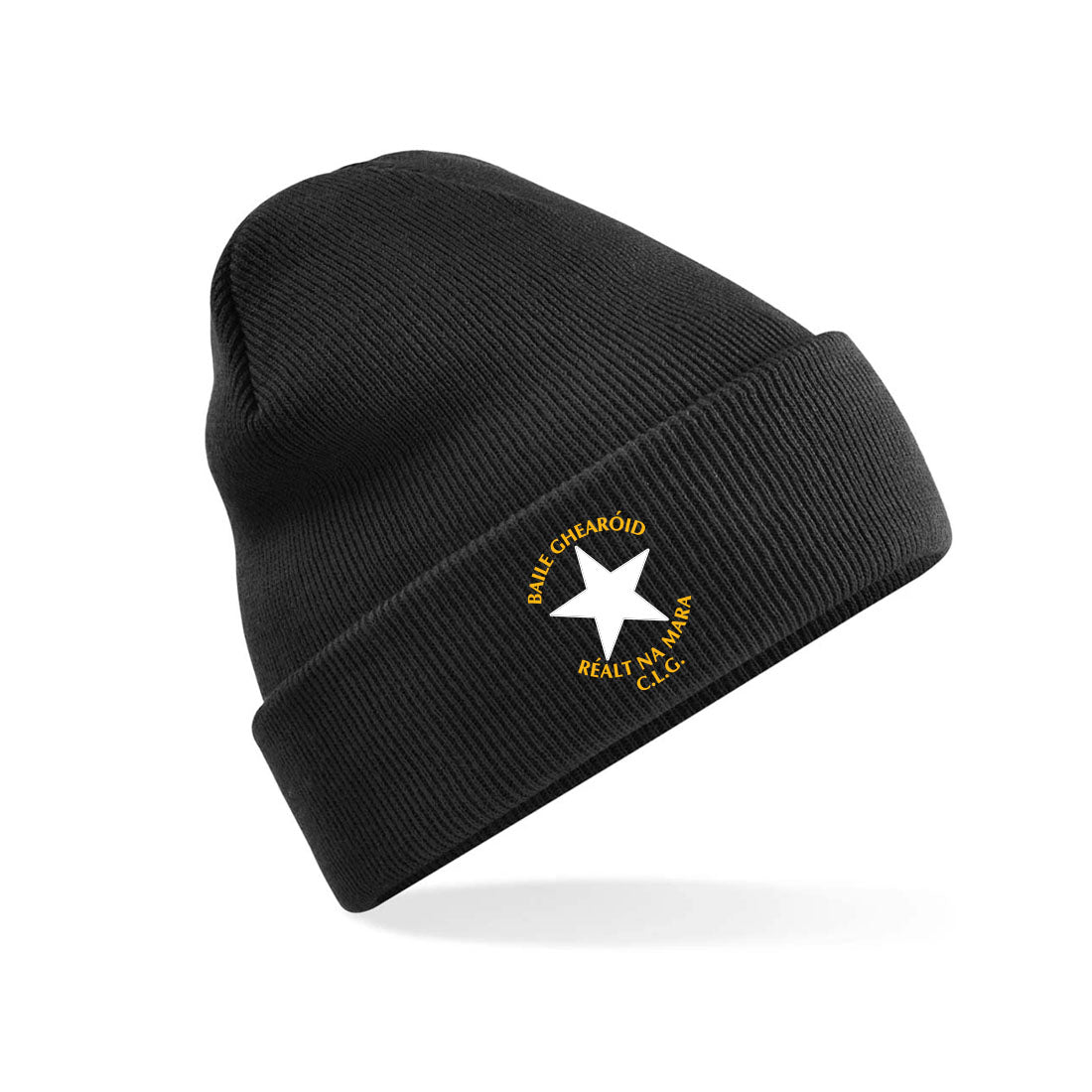 Ballygarrett Réalt na Mara Original Cuffed Beanie | Black