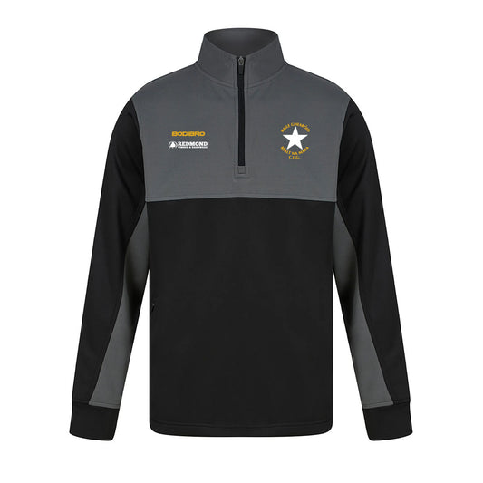 Ballygarrett Réalt na Mara Perth Quarter Zip | Black/Gunmetal