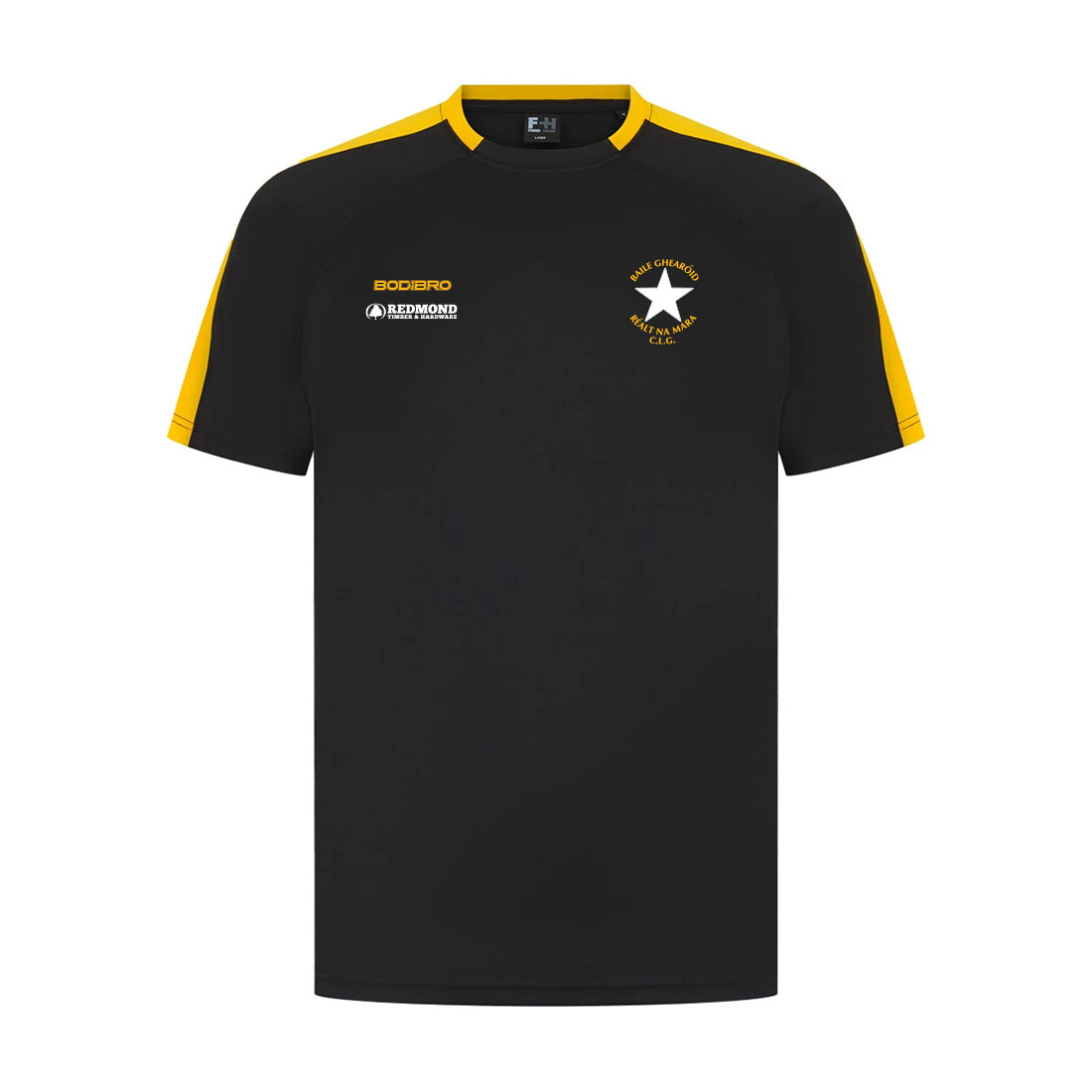 Ballygarrett Réalt na Mara Perth Team T-Shirt | Black/Gold