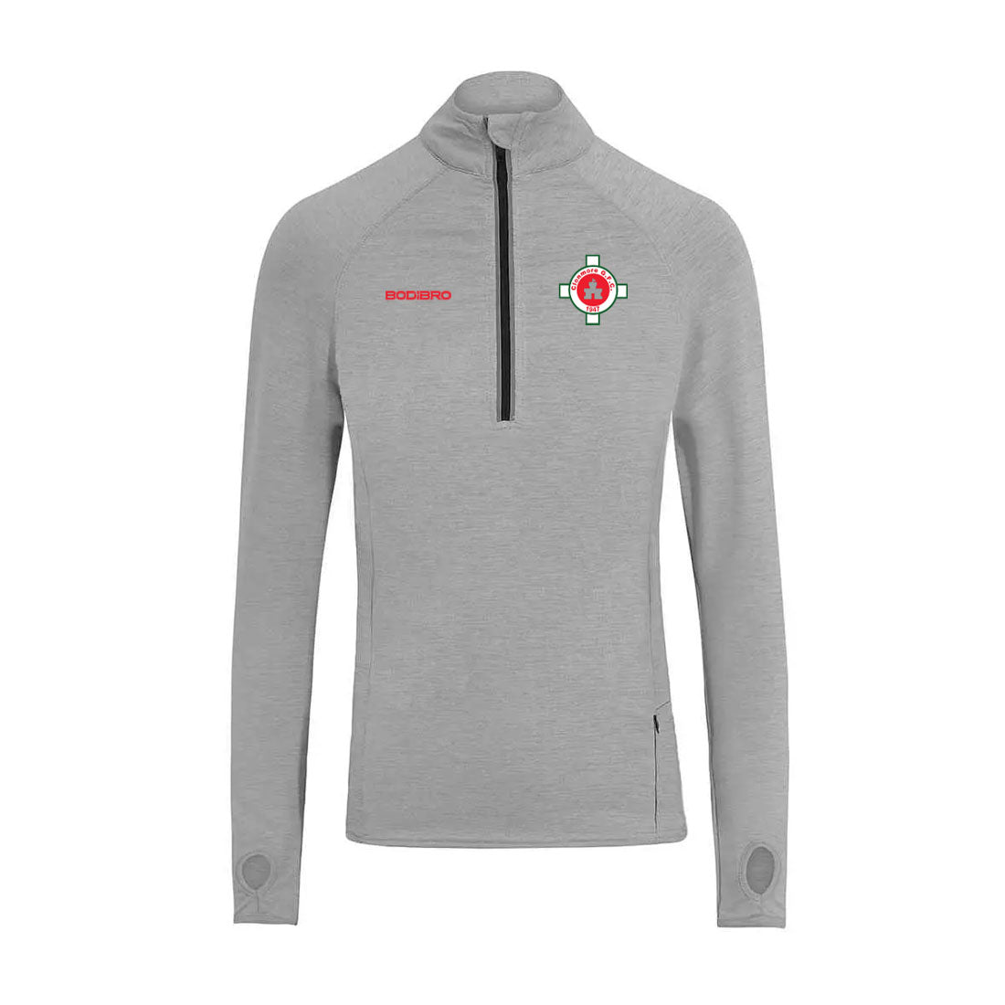 Clonmore GAA Activ Half Zip Top | Grey