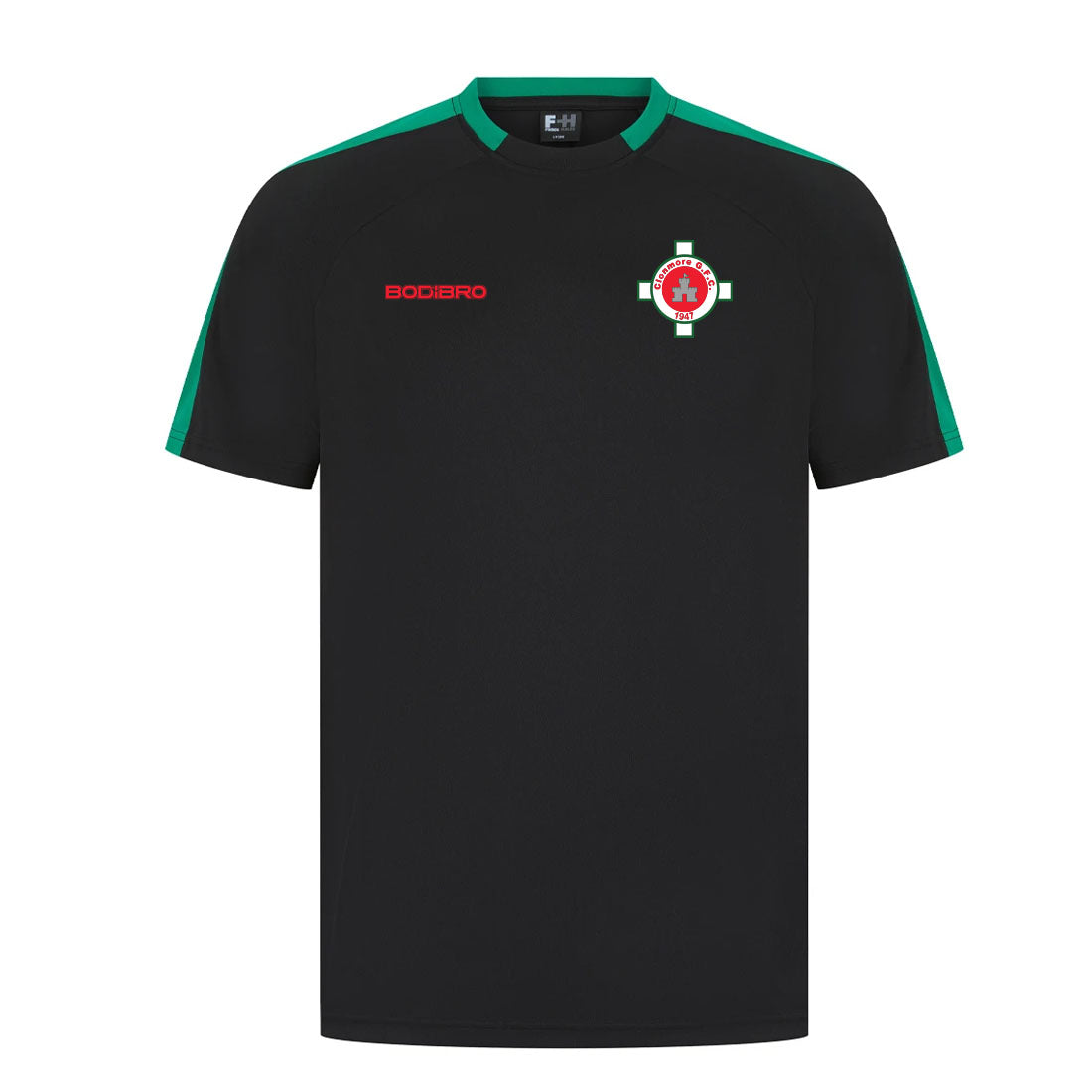 Clonmore GAA Perth Team T-Shirt | Black/Green