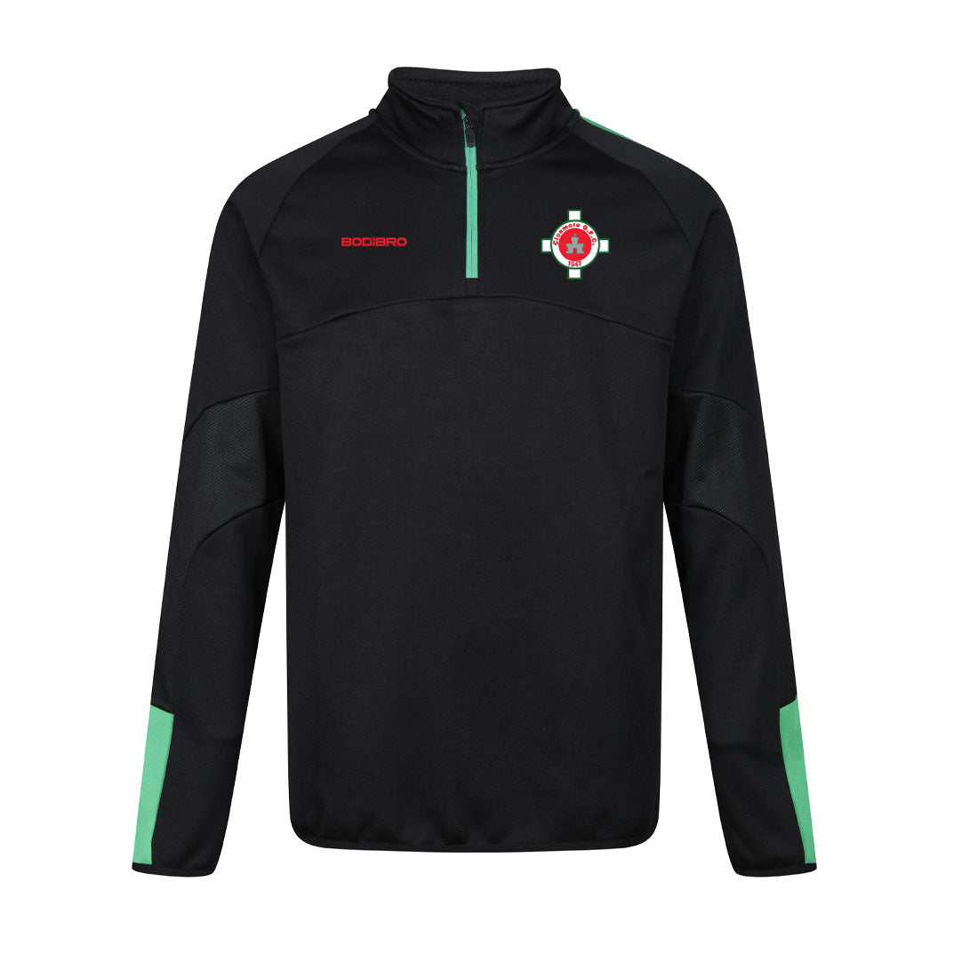 Clonmore GAA APEX Quarter Zip | Black / Green