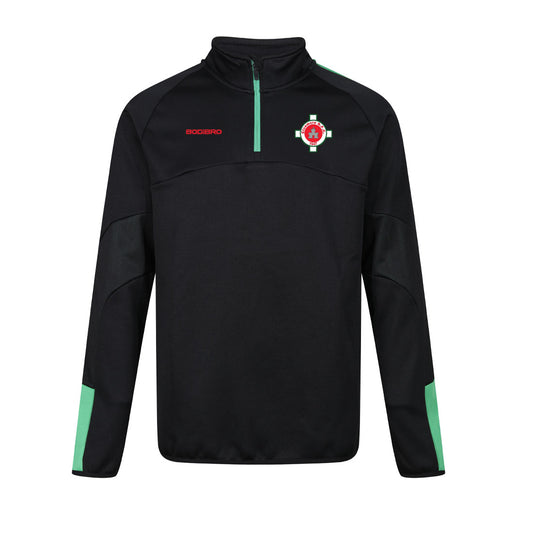 Clonmore GAA APEX Quarter Zip | Black / Green