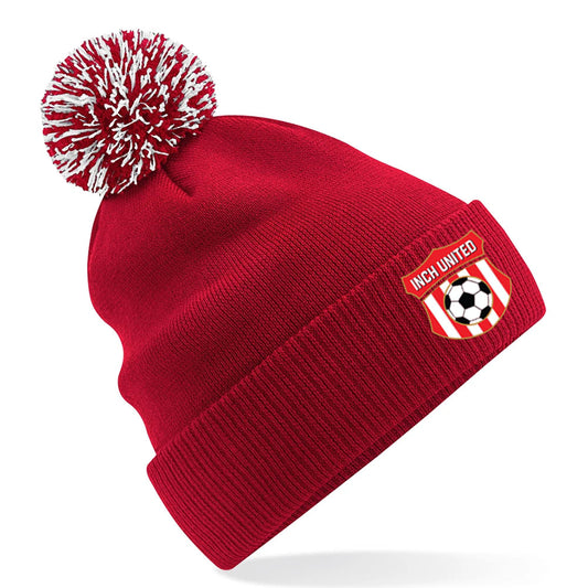 Inch United Snowstar Beanie | Classic Red/White