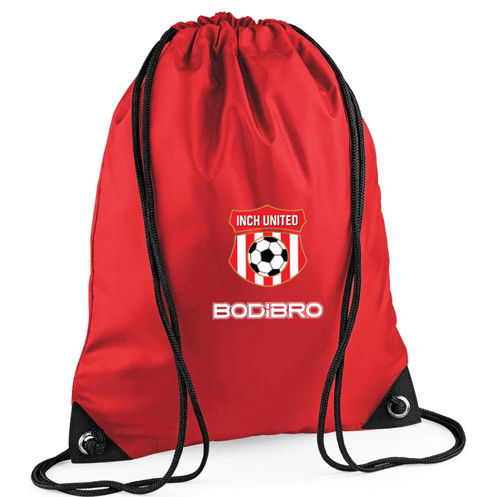 Inch United Drawstring Bag | Bright Red