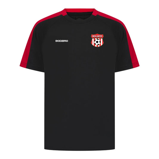 Inch United Perth Team T-Shirt | Black/Red