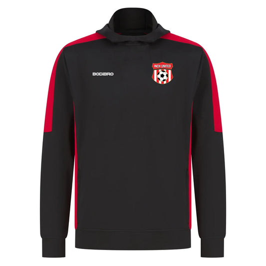 Inch United Perth Unisex Team Hoodie | Black/Red