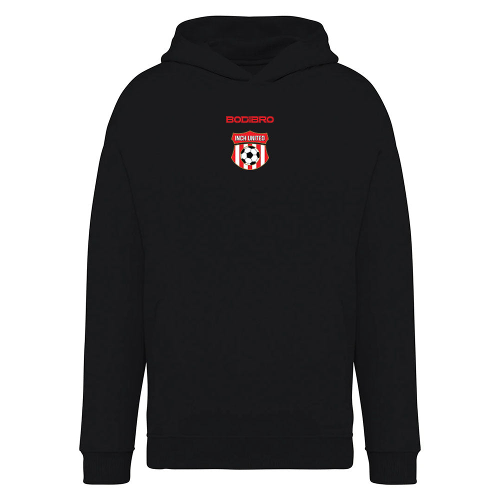 Inch United Unisex Oversized Travel Hoodie | Black