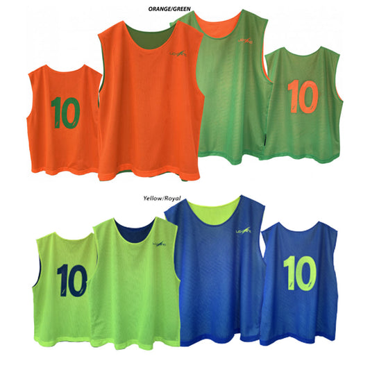 Lightning Reversible Numbered 20pcs Bib Pack