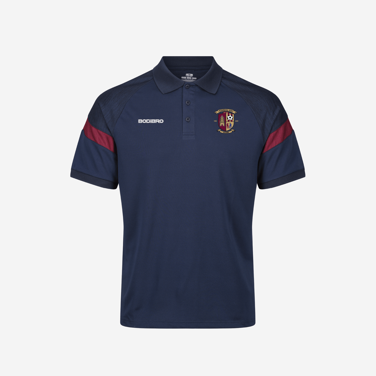 Youghal United A.F.C Youths' Nexus Polo T-Shirt - Maroon