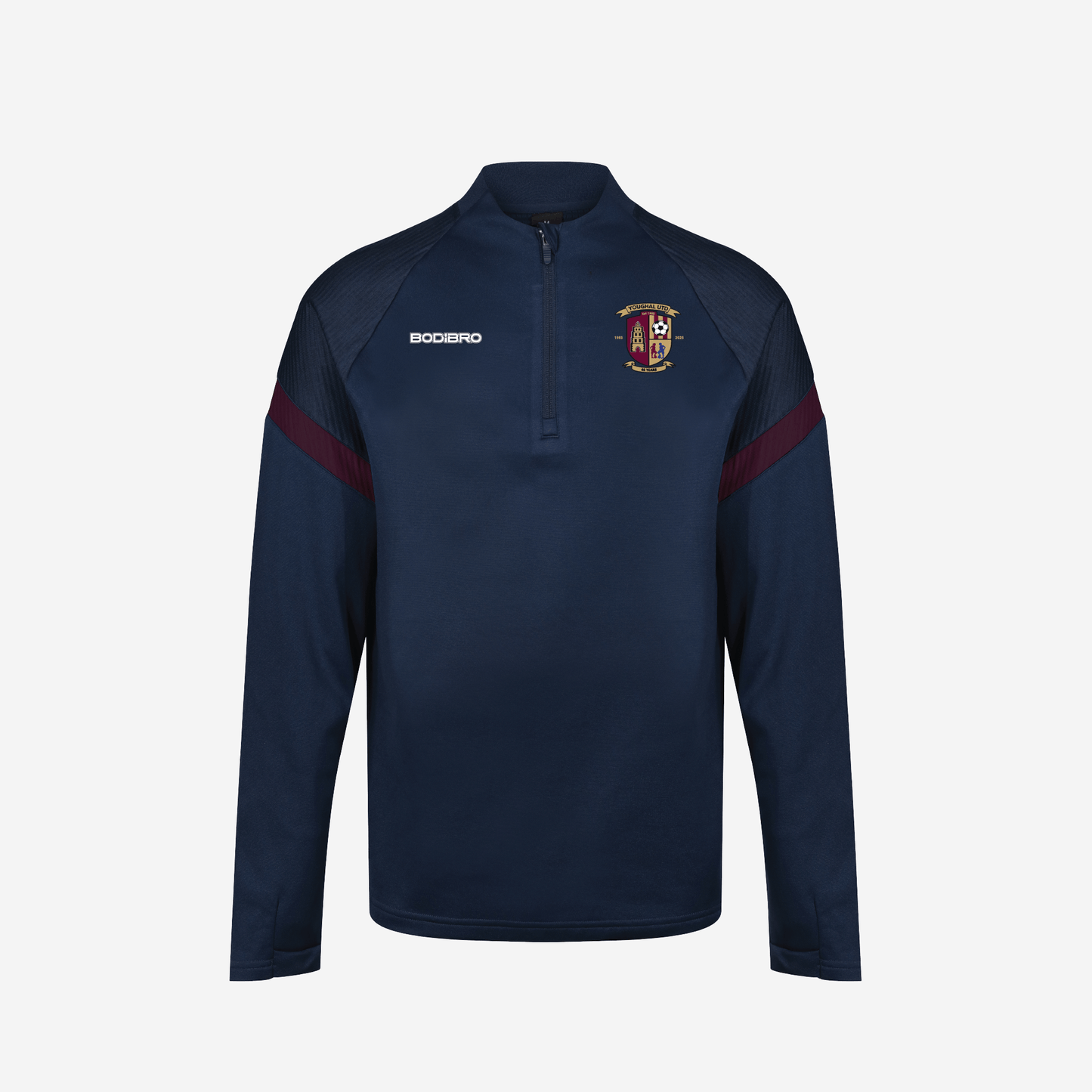 Youghal United A.F.C Youths' Nexus Quarter Zip Top - Maroon