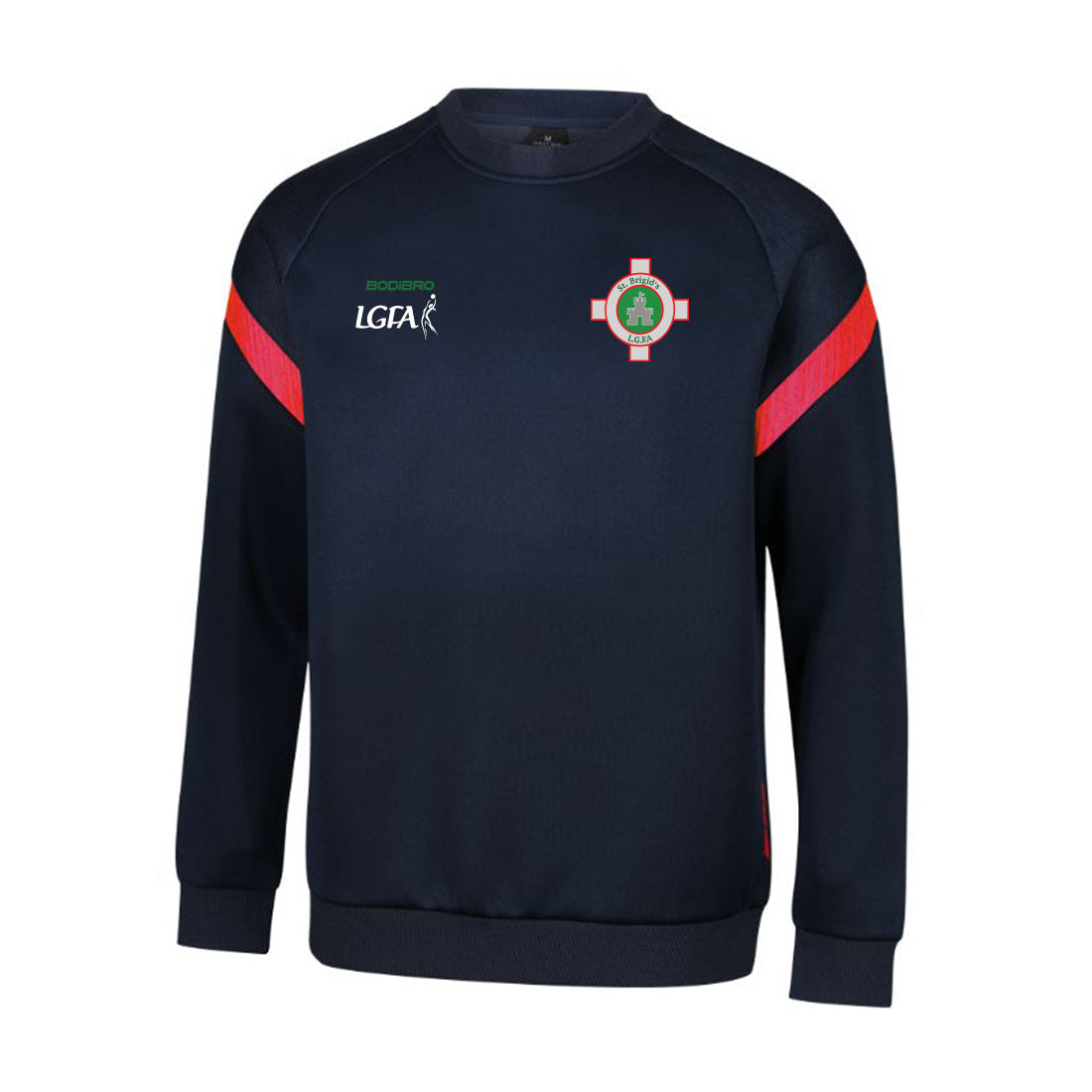 St. Brigid's LGFA Nexus Crew Neck | Navy/Red